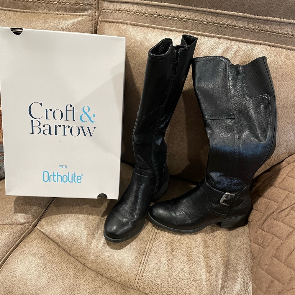 Ortholite Croft & Barrow Armor Black Boots